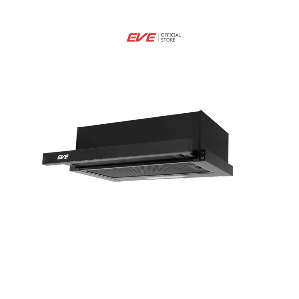 เครื่องดูดควันแบบฝังรางเลื่อน EVE รุ่น HS-BKT62C-60 ขนาด 60 ซม สีดำ